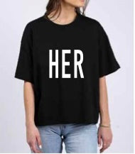 Load image into Gallery viewer, I Am H.E.R. x Brunette The Label Boxy Tee
